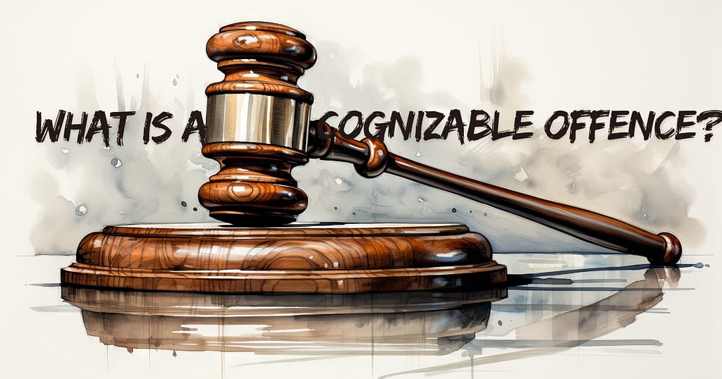 What is a cognizable offence?